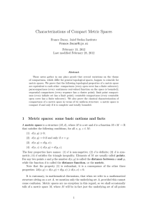 Characterizations of Compact Metric Spaces