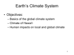 Earth`s Climate System