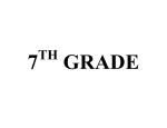 Grade 7 Math Curriculum