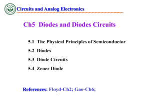 Diodes and diodes circuits