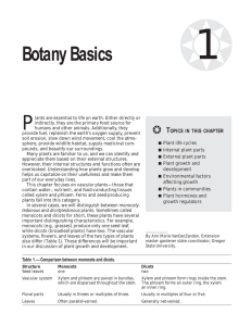Botany Basics - Oregon State University