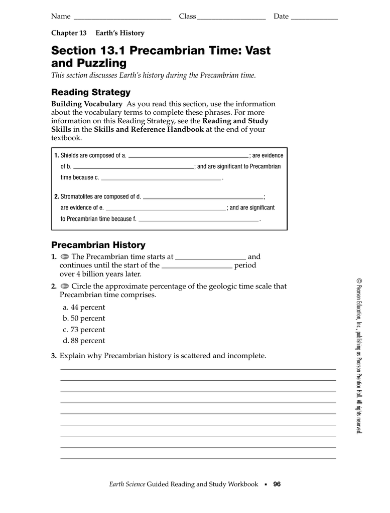 Pearson Education Earth Science Answer Key - The Earth Images Revimage.Org