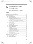 12 Electroreception and Electrogenesis