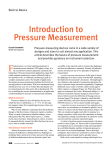 Introduction to Pressure Measurement