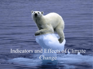 Indicators and Effects of Climate Change File