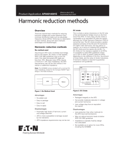 Harmonic reduction methods