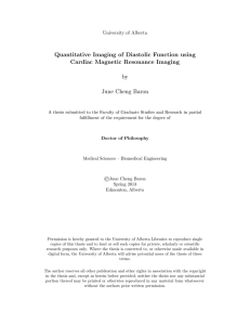 Quantitative Imaging of Diastolic Function using Cardiac Magnetic