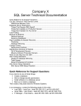 SQL Server Setup Standards