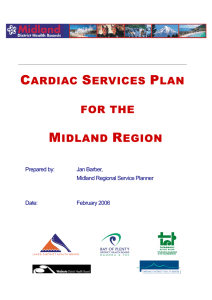 Cardiac Services Plan for the Midland Region