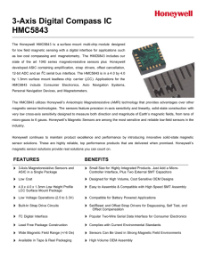 3-Axis Digital Compass IC HMC5843