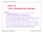 Part 4: The Relational Model