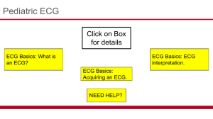 Obtaining a High Quality ECG and Basic ECG
