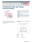 FLM‑420‑RHV Relay High Voltage Interface Modules