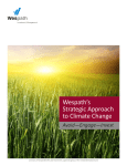 Wespath`s Strategic Approach to Climate Change: Avoid—Engage