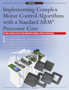 Implementing Complex Motor Control Algorithms with a