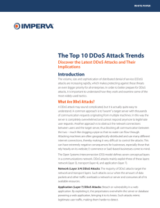 The Top 10 DDoS Attack Trends