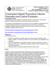 Transmission Based Precautions Procedure March 2015 UHB