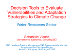 Decision Tools to Evaluate Strategies for Adaptation to Climate