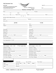 Child Information Form WELCOME To assist us in providing the