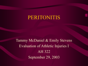 PERITONITIS