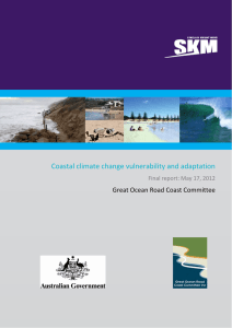 Coastal climate change vulnerability and adaptation