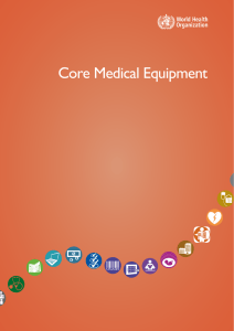 Core Medical Equipment - World Health Organization