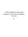 A Plan Outline for Neonatal Intensive Care Unit Evacuation
