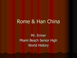 The Roman Republic - Miami Beach Senior High School