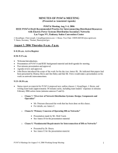 P1547-6-Minutes-20060804 - IEEE Standards working groups