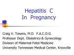 Hepatitis C in Pregnancy