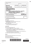 Question paper - Revision Science