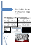 The Fall Of Rome Work Cover-Page
