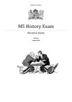 M5 History Exam - Norwich School