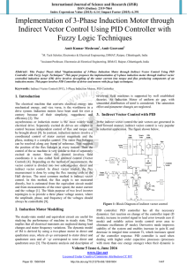 Implementation of 3-Phase Induction Motor through Indirect Vector