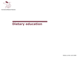 Dietary education