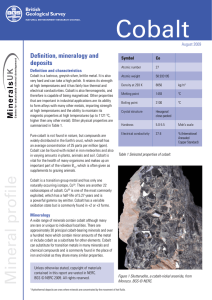 Mineral profile - British Geological Survey