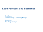 Load Forecast and Scenarios