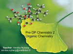 Pre DP Chemistry 2 Organic Chemistry