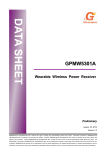 Preliminary GPMW5301A