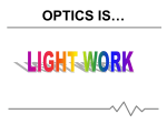 Optics Is…