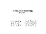 lecture 1, introduction to biology, 021009c