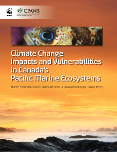 Climate Change Impacts and Vulnerabilities in Canada`s Pacific