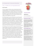 La Cañada Math II Advanced Newsletter Unit 2 – Parallel Lines and