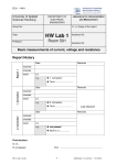 HW Lab 1 - HAW Hamburg