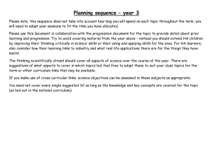 year 3 - Tollgate Teaching Alliance