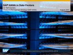 SAP HANA in Data Centers