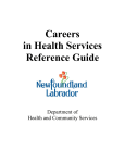 Careers in Health Services Reference Guide