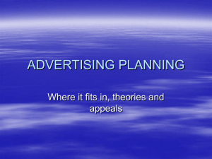ADVERTISING PLANNING