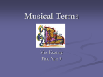 Musical Terms - Keating