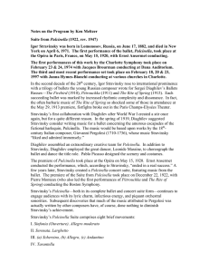 Program Notes - Charlotte Symphony